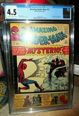 Buy 4.5 CGC Spiderman 13 1st Appearance Of Mysterio  Case In Undamaged Condition • 1,299.99£