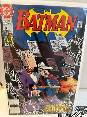 Buy Batman DC Comic #475 1992 Alan Grant Story Major KEY: Renee Montoya 1st App • 7£