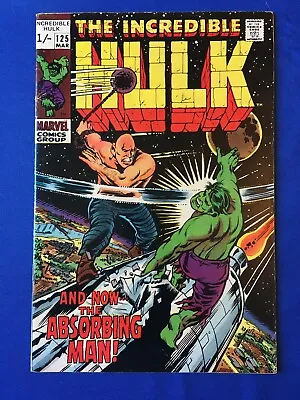 Buy Incredible Hulk #125 FN+ (6.5) MARVEL ( Vol 1 1970) (4) • 21£