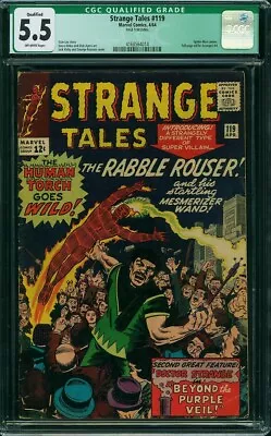 Buy STRANGE TALES  #119    Early Silver Age   CGC 5.5  AFFORDABLE!     4168564014 • 40.21£