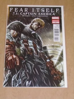 Buy Fear Itself #7.1 Captain America Marvel Comics Variant January 2012 Nm (9.4) • 6.99£