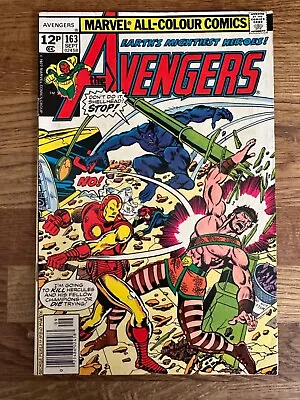 Buy Avengers 163. Iron Man Vs The Champions! Marvel Bronze Age 1977. • 3£