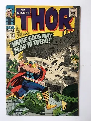 Buy The Mighty Thor #132 VFN- (7.5) ( Vol 1 1966) 1st App Ego The Living Planet • 72£
