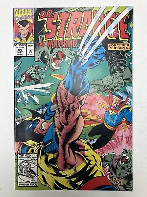 Buy Dr. Strange Sorcerer Supreme #41 NM Wolverine Appearance 1992 Marvel Comics • 7.17£