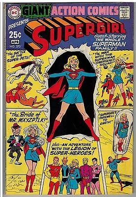 Buy Action Comics #373 ( 1969 ) Giant All Supergirl Issue ( Legion Of Super Heroes ) • 39.57£