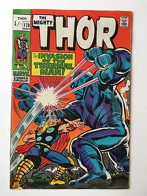 Buy The Mighty Thor #170 VFN- (7.5) MARVEL ( Vol 1 1969) Kirby (2) • 29£