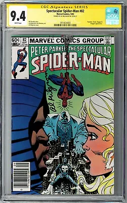 Buy Spectacular Spider-Man #82 CGC SS 9.4 (Sep 1983, Marvel) Signed By Al Milgrom • 141.93£