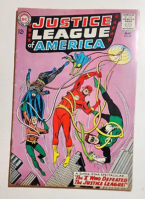 Buy JUSTICE LEAGUE Of AMERICA #27 1964 Silver Age DC 2nd Amazo • 8.75£