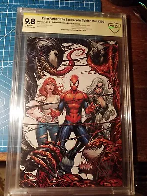 Buy Spectacular Spider-man 300 Signed By Tyler Kirkman Marvel Comics CBCS 9.8 • 183.88£