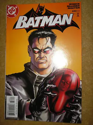 Buy Batman # 638 Red Hood Revealed Wagner Winick Variant Cvr $2.25 2005 Dc Comic Bk • 0.99£