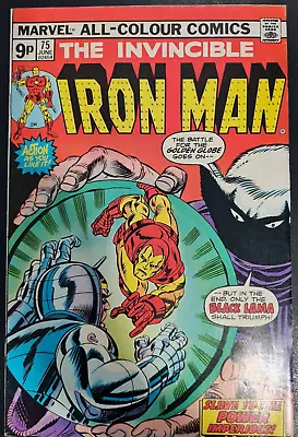 Buy Invincible Iron Man #75 1975 Pence Variant • 4.95£
