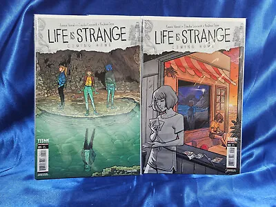 Buy LIFE IS STRANGE COMING HOME #1 & 2 Set COVER B LEONARDI VF/NM 2021 TITAN • 8.02£