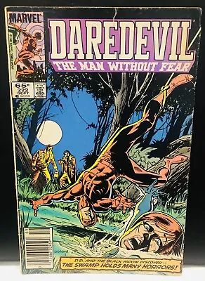 Buy Daredevil #222 Comic , Marvel Comics Newsstand • 1.20£