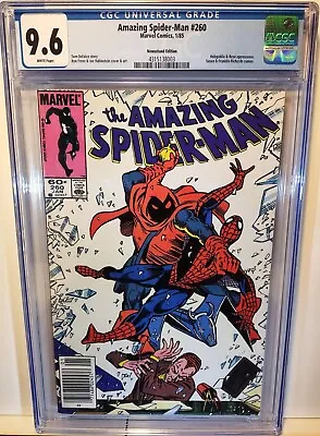 Buy Amazing Spider-man 260 (1985) Cgc Ss 9.6-hobgoblin, Newsstand Edition! Free Ship • 94.56£