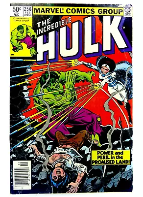 Buy Marvel INCREDIBLE HULK (1980) #256 Key 1st SABRA App NEWSSTAND VG/FN Ships FREE! • 37.12£