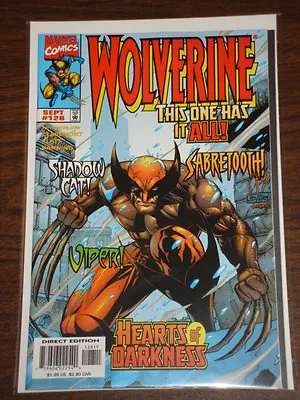 Buy Wolverine #128 Vol1 Marvel Comics X-men September 1998 • 2.49£
