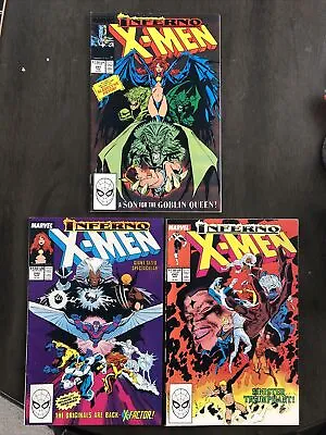 Buy The Uncanny X-men Issues #241, 242, 243. 3 Consecutive Issues From 1989 • 7.50£