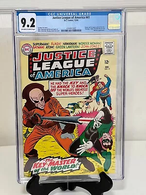 Buy Justice League Of America #41 - CGC 9.2 NM- | 1965 | 1st App Of The Key • 239.85£