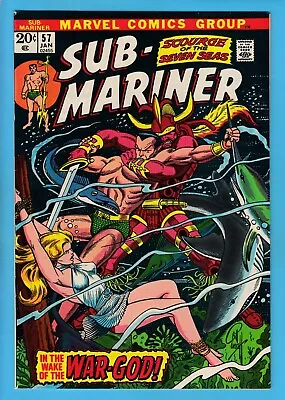 Buy SUB-MARINER # 57 VFN 1st APPEARANCE Of VENUS Since The GOLDEN AGE - CENTS - 1973 • 4.20£