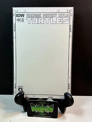 Buy Teenage Mutant Ninja Turtles #51 Blank Sketch Cover Variant Comic Tmnt Idw • 64.33£