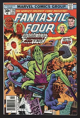 Buy Fantastic Four #176 1976 Impossible Man Stan Lee Jack Kirby Appearance NEWSSTAND • 6.39£