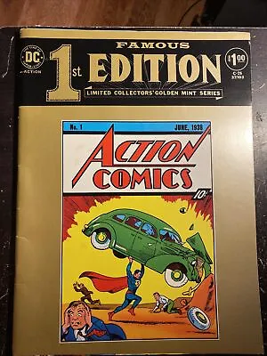 Buy Famous First Edition #C-26 DC Treasury 1974 Reprint Action Comics #1 Superman • 15.76£