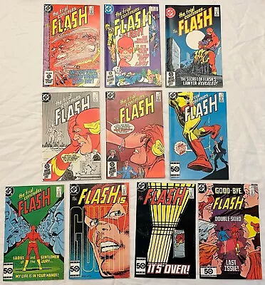 Buy Flash #s 341 342 343 344 345 346 347 348 349 350 DC Comics 1985 • 27.98£