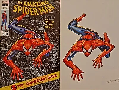 Buy Amazing Spider-man (#6) [900] Kirkham Exclusive Trade & Virgin Variant Cover  • 27.98£