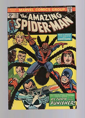 Buy Amazing Spider-Man #135 - 2nd Full Appearance Punisher - Mid Grade Plus • 80.05£