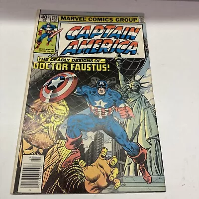 Buy Captain America #236 1979 Daredevil Dr. Faustus Bucky Grand Director Death MCU • 3£