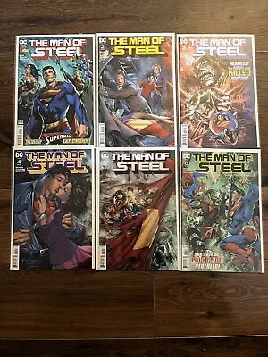 Buy Superman Man Of Steel #1 2 3 4 5 6. NM. DC. Bendis & Reis. 6 Comic Set. • 9£