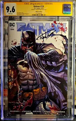 Buy Batman #126 Battle Damage CGC 9.6 Signed Tyler Kirkham Trade • 120.63£