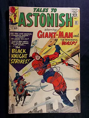 Buy Tales To Astonish #52 G/VG 3.0 1st Apperance Of The The Black Knight 1964 • 63.54£