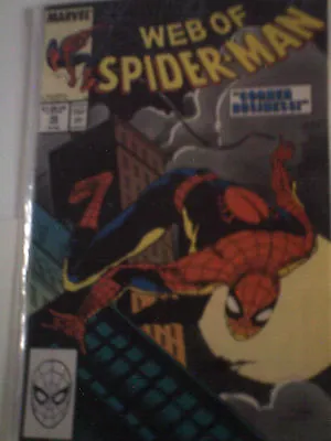 Buy WEB OF SPIDER-MAN # 49 NM- Marvel Comics April 1989 VESS COVER Modern Age MORE • 2£