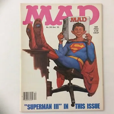 Buy Mad Magazine Superman Issue #243 December 1983 • 10.70£