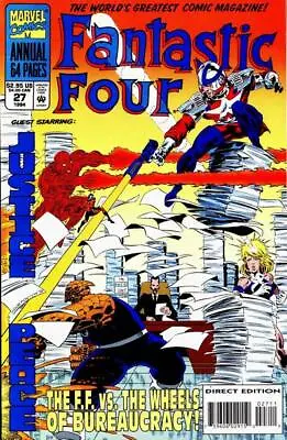 Buy FANTASTIC FOUR ANNUAL #27 F, Direct Marvel Comics 1994 Stock Image • 7.91£