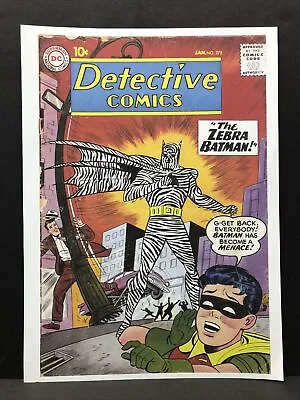 Buy Detective Comics #275 Zebra Batman COVER DC Comics Poster 10x14 Sheldon Moldoff • 15.19£