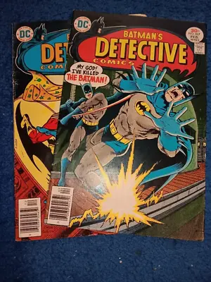 Buy Detective Comics #466 & &  #467   1976-77 • 17.59£