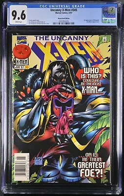 Buy Uncanny X-Men #345 $1.99 Newsstand Price Variant 1st App Maggot 1997 CGC 9.6 • 63.96£