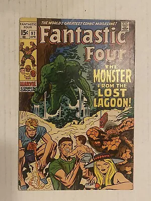 Buy Fantastic Four 97 Marvel 1970 Monster From The Lost Lagoon • 24.05£