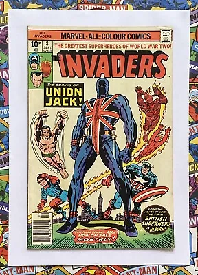 Buy THE INVADERS #8 - SEPT 1976 - 1st UNION JACK COVER APPEARANCE! - FN+ (6.5) PENCE • 18.74£