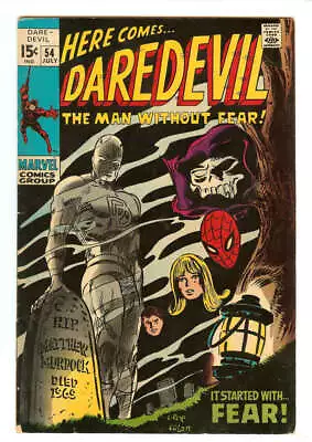Buy Daredevil #54 4.5 // 1st Appearance Of 2nd Mister Fear Marvel Comics 1969 • 22.14£
