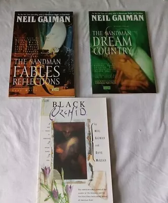 Buy 3 Neil Gaiman Graphic Novels Paperback (1990) • 20£
