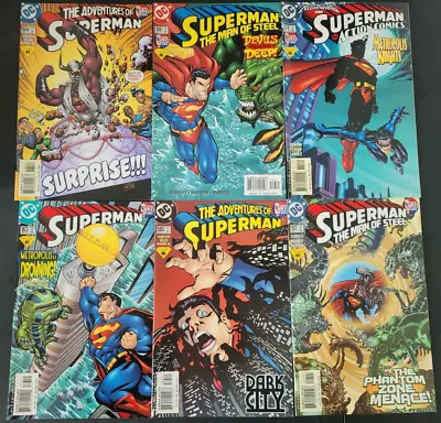 Buy SUPERMAN SET OF 6 ISSUES (2000) MONTHS 44 45 46 47 48 49 SHULTZ! DeMATTEIS! • 12.80£