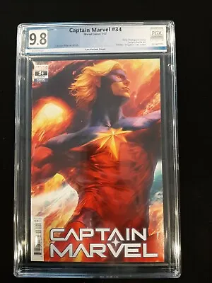 Buy Captain Marvel #34 Artgerm Lau Variant Edition 2021 PGX 9.8 • 44.14£