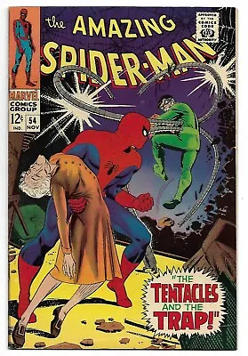 Buy AMAZING SPIDER-MAN (1963 Series) #54 FINE Minus (5.5) DOC OCK TENTACLES AND TRAP • 54.99£