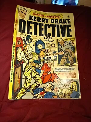 Buy KERRY DRAKE DETECTIVE CASES #31 APRIL 1950 HARVEY COMICS Golden Age Crime Book • 40.11£