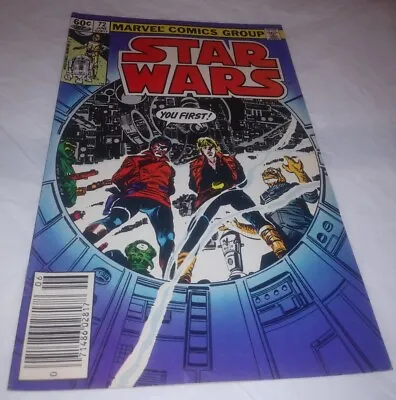 Buy Star Wars #72 FN Marvel Comic Book Luke Skywalker Darth Vader Han Solo FN/VF 7.0 • 11.98£
