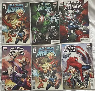 Buy Avengers All Out Avengers Issue 1 Signed By Derek Landy + Issues 1 - 5 A Rare • 37.50£