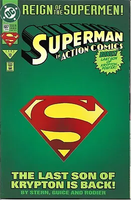 Buy Action Comics #687 DC Comics (1993) Die-Cut Cover Superman NM+ • 2.99£